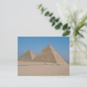 Afrika - Egypte - Caïro - Grote Pyramiden van Giza Briefkaart (Staand voorkant)