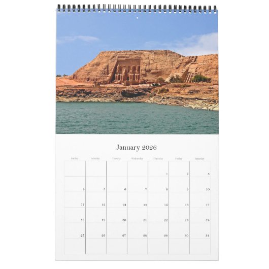 Afrika - Egypte - Kalender (Jan 2026)
