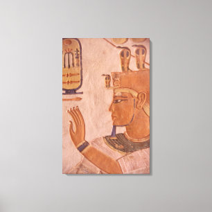 Afrika, Egypte, Vallei der Koningen. Grafwand Canvas Afdruk