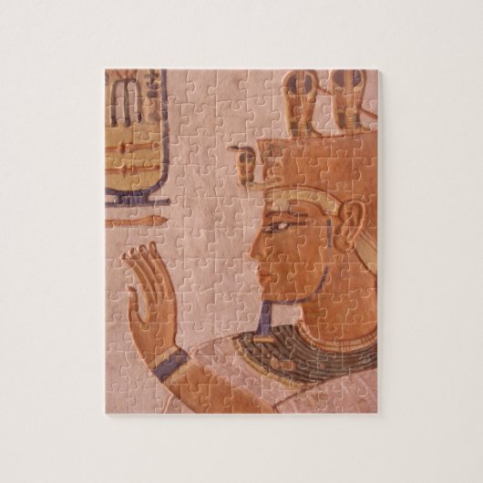 Afrika, Egypte, Valley of the Kings. Tombe-wand Legpuzzel (Verticaal)