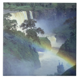 Afrika, Ethiopië, Blauwe Nijl, Cataract. Tegeltje