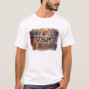 Afrika, Ethiopië. Kunstwerk met afbeeldingen van a T-shirt