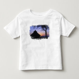 Afrika, Ethiopië, Omo rivier regio, Zonsondergang Kinder Shirts