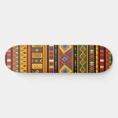 Afrika Etnisch Kunstpatroon Skateboard (Horizontaal)