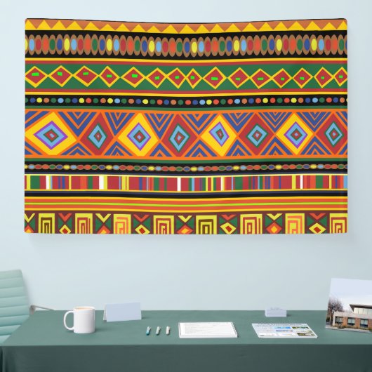 Afrika Etnisch Kunstpatroon Spandoek (Beurs)