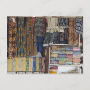 Afrika, Ghana, Accra. Accra Textiel & Ambacht Briefkaart