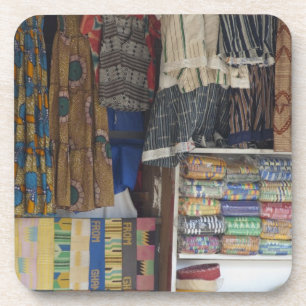 Afrika, Ghana, Accra. Accra Textiel & Ambacht Onderzetter