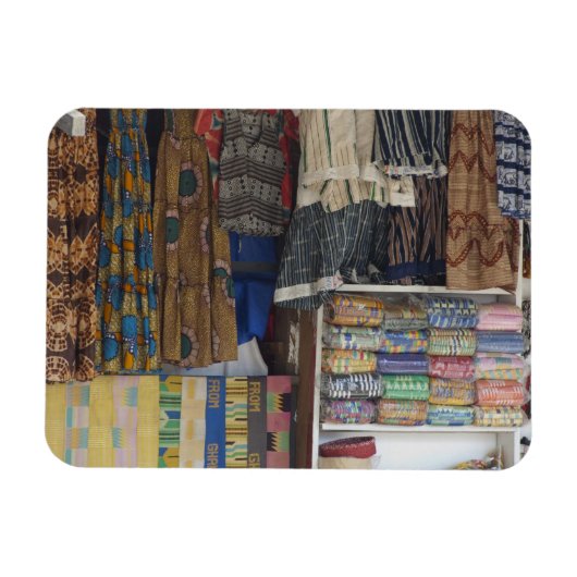 Afrika, Ghana, Accra. Accra Textile & Handicraft Magneet (Horizontaal)
