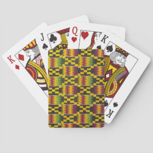 Afrika, Ghana, Accra. Nationaal Museum, beschouwd  Pokerkaarten