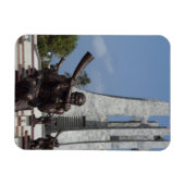 Afrika, Ghana, Accra. Nkrumah Mausoleum, laatste 2 Magneet (Horizontaal)