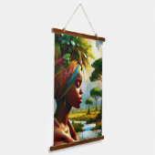 Afrika Hangend Wandkleed (Gebogen)