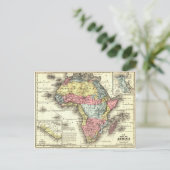 Afrika in 1867 briefkaart (Staand voorkant)