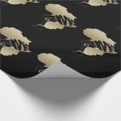 Afrika in goud cadeaupapier (Hoek)