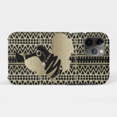 Afrika in goud Case-Mate iPhone case (Achterkant (horizontaal))