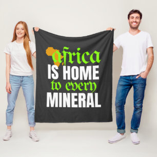 Afrika is de Thuisbasis van elke Mineraal Fleece Deken