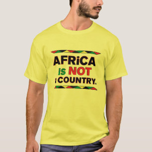"AFRIKA IS GEEN LAND" T-SHIRT