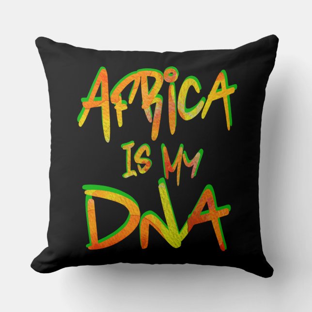 Afrika is mijn dna kussen (Voorkant)