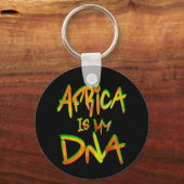 Afrika is mijn DNA, zwarte geschiedenis Sleutelhanger (Voorkant)
