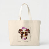 Afrika is waar ik Liefde vond Grote Tote Bag (Voorkant)