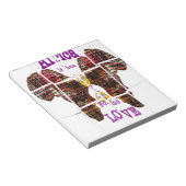 Afrika is waar ik Liefde vond Notitieblok (Schuin)