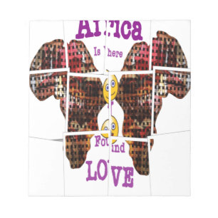 Afrika is waar ik Liefde vond Notitieblok