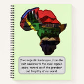 Afrika Je bent mijn gelukkige plek Notitieboek (Voorkant)