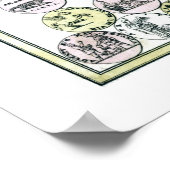 Afrika-kaart 1720 poster (Hoek)