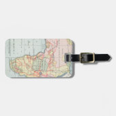 AFRIKA: KAART 1894 BAGAGELABEL (Voorkant horizontaal)