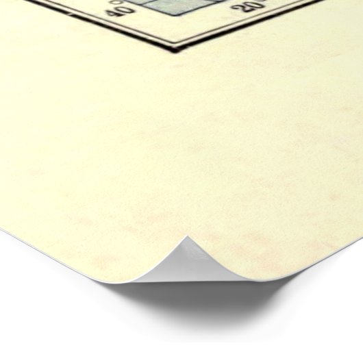  Afrika-kaart (1921) Poster (Hoek)