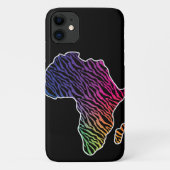 Afrika Kaart Afrikaans Pride Zebra Pattern Case-Mate iPhone Case (Achterkant)