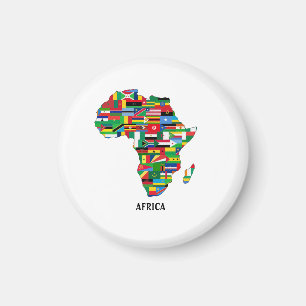 Afrika Kaart Continent Magneet