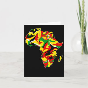 Afrika Kaart Groen Geel Rood Trots Afrikaanse Prid