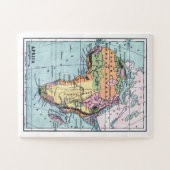 Afrika-kaart Legpuzzel (Horizontaal)