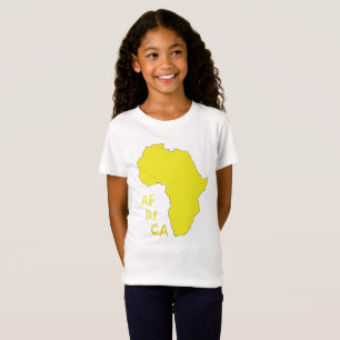 Afrika kaart T-shirt