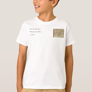 Afrika-kaart van 1660 van Willem Janszoon Blaeu T-shirt