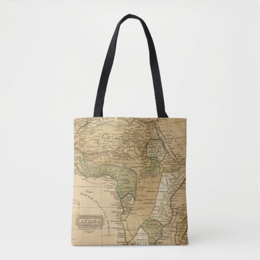 Afrika-kaart van Worcester Draagtas (Voorkant)