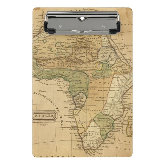 Afrika-kaart van Worcester Mini Klembord (Voorkant)