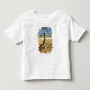 Afrika, Kenia, Amboseli NP. Een gewone, of Masaai, Kinder Shirts