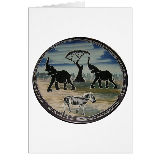 Afrika Kenia Beauful Elegant Wildlife (Voorkant)