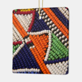 Afrika, Kenia. Maasai Tribal Beads Keramisch Ornament (Links)