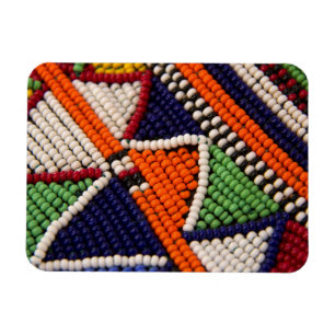 Afrika, Kenia. Maasai Tribal Beads Magneet