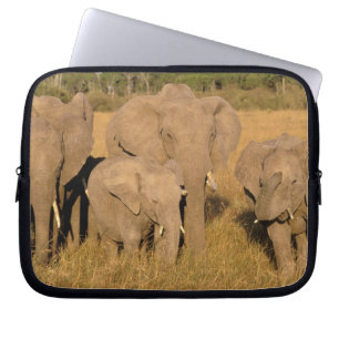 Afrika, Kenia, Masai Mara. Afrikaanse Olifant Laptop Sleeve