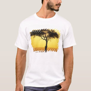 Afrika, Kenia, Masai Mara Game Reserve, opkomend T-shirt
