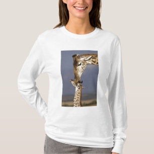 Afrika, Kenia, Masai Mara. Giraffen (Giraffe T-shirt