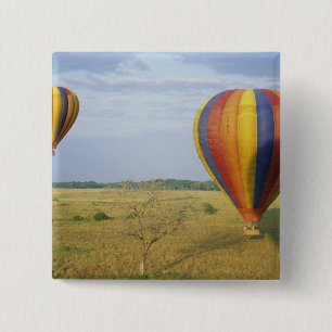 Afrika, Kenia, Masai Mara National Preserve, Vierkante Button 5,1 Cm