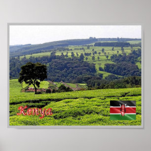 Afrika - Kenia - Panorama - Poster