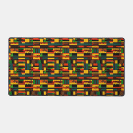 Afrika Kente Ghana, Ivoorkust Tribal Patroon 1 Bureaumat