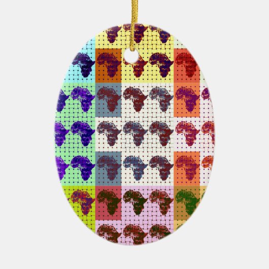 Afrika Keramisch Ornament (Voorkant)
