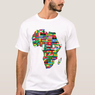 Afrika - landen met een laag pitje t-shirt