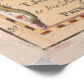  Afrika Map (1770)  Afrikaans Continen Poster (Hoek)